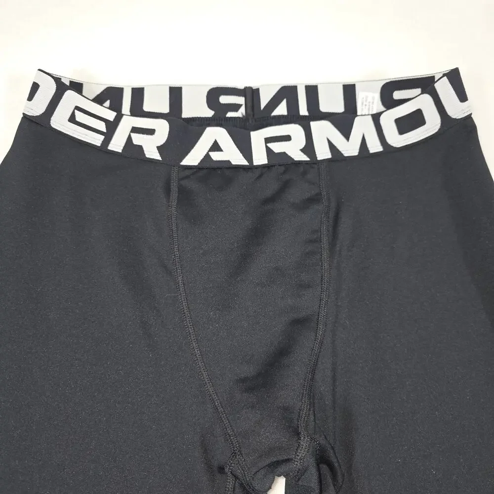 Under Armour Youth XL HeatGear Leggings Black under clothes pants - Picture 3 of 11